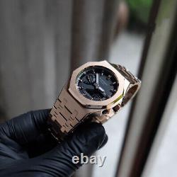 Custom G-Shock Watch GMA-S2100 Casioak Watch Case with 8 Screws on Bezel Watch