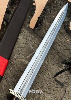 Custom HAND Forged stainless Steel Viking Sword, Best Quality, Battle Ready Sword