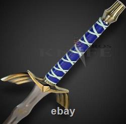 Custom HANDMADE LEGEND of ZELDA FULL TANG Stainless Steel Master Sword W- Sheath