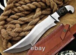 Custom Hand Made Stainless Steel Hunting Knife with Multi Micarta Handle