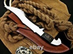 Custom Hand Made Stainless Steel Hunting Knife with Multi Micarta Handle