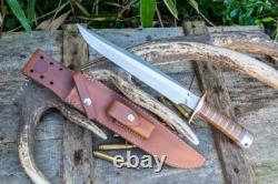 Custom Hand Made stainless steel hunting, survival, bushcraft, camping bowie