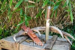 Custom Hand Made stainless steel hunting, survival, bushcraft, camping bowie