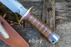 Custom Hand Made stainless steel hunting, survival, bushcraft, camping bowie