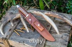 Custom Hand Made stainless steel hunting, survival, bushcraft, camping bowie