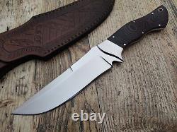 Custom Handmade 440c Stainless Steel Fixed Blade Survival Camping Hunting knife