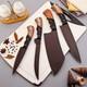 Custom Handmade 4pcs Stainless Steel Kitchen Chef Knife Set With Roll Bag