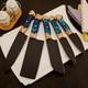 Custom Handmade 5pcs Stainless Steel Kitchen Chef Knife Set With Roll Bag