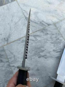 Custom Handmade D2 Tool Steel Rambo First Blood Knife Tectial Knife