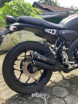 Custom Handmade Exhaust Yamaha XSR 125 Black Double Muffler PnP Stainless Steel