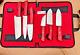 Custom Handmade Forged Stainless Steel Chef Knife Set 6 Pc Kitchen With Cover