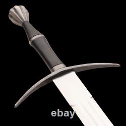 Custom Handmade Medieval Battle-ready Bastard Sword Ab. 43