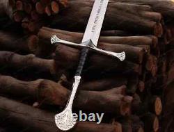 Custom Handmade Movie Replica Anduril Sword Stainless Steel Sword With Scabbard