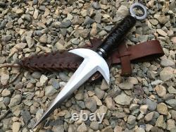 Custom Handmade Spring Stainless Steel Minato's Kunai With Sheath, Christmas Gif
