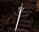 Custom Handmade Stainless Steel Barbarian Viking Combat Sword With Sheath