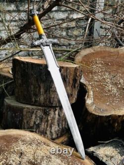 Custom Handmade Stainless Steel Blade Conan The Barbarian Sword Hunting Sword