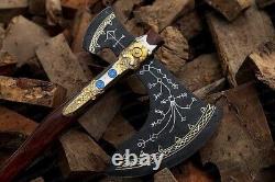 Custom Handmade Stainless Steel Blade Leviathan Axe Viking Axe Viking Hatchet