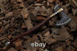 Custom Handmade Stainless Steel Blade Leviathan Axe Viking Axe Viking Hatchet