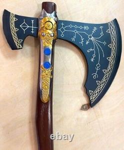 Custom Handmade Stainless Steel Blade Leviathan Axe Viking Axe Viking Hatchet