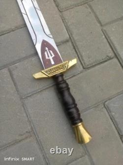 Custom Handmade Stainless Steel Blade Riptide Sword Of Percy Jackson Battle
