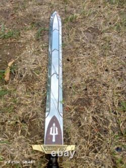 Custom Handmade Stainless Steel Blade Riptide Sword Of Percy Jackson Battle