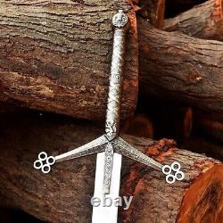 Custom Handmade Stainless Steel Blade Scottish Claymore SwordBattle Ready Sword