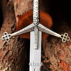 Custom Handmade Stainless Steel Blade Scottish Claymore SwordBattle Ready Sword