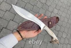 Custom Handmade Stainless Steel Blade Survival Kukri Knife Hunting Knife Camping