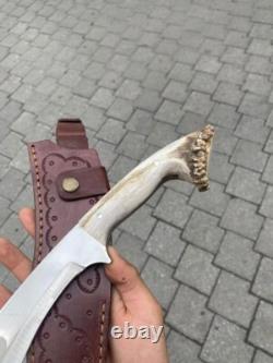 Custom Handmade Stainless Steel Blade Survival Kukri Knife Hunting Knife Camping