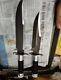 Custom Handmade Stainless Steel Hunting Rambo Knife (Pair)