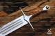 Custom Handmade Stainless Steel King Arthur Full Tang Sword with Leather Sheath