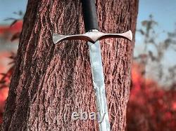 Custom Handmade Stainless Steel Sword Medieval Sword Battle Ready Sword + Sheath