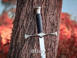 Custom Handmade Stainless Steel Sword Medieval Sword Battle Ready Sword + Sheath