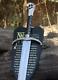 Custom Handmade Stainless Steel Sword with Cat Handle with Sheath Gift For Him