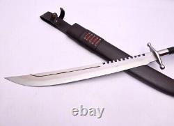 Custom Handmade Survival Camping Stainless Steel High Carbon Hunting D2 Sword