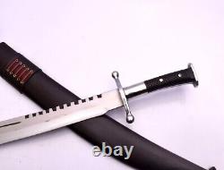 Custom Handmade Survival Camping Stainless Steel High Carbon Hunting D2 Sword