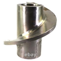 Custom Industrial Food Grade Stainless Steel Auger Mixing Screw Blade Section E