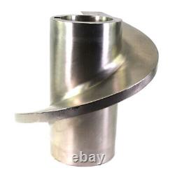 Custom Industrial Food Grade Stainless Steel Auger Mixing Screw Blade Section J
