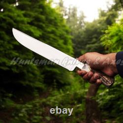 Custom Made 12 C27 Stainless Steel Edwin Forest BOWIE Replica WithStag Horn Scales