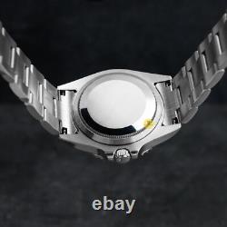 Custom Made 38mm Black Custom Diver Date Style Mod Watch with NH35 Movement