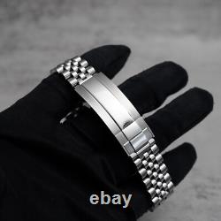 Custom Made 40mm Black Custom Diver Style Mod Watch Jubilee & NH35 Automatic