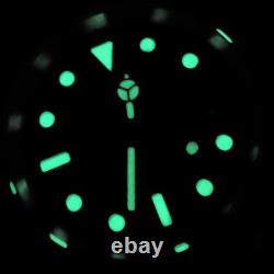 Custom Made 40mm Black Custom Diver Style Mod Watch Jubilee & NH35 Automatic