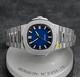 Custom Made 40mm Dark Blue Dial Jumbo Style Custom Watch with NH35 Movement