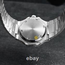 Custom Made 40mm Dark Blue Dial Jumbo Style Custom Watch with NH35 Movement
