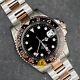 Custom Made 40mm Rootbeer Rose Diver Sub GMT Style Mod Watch with NH34 Movement