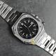 Custom Made 42mm B&R Square Style Black Dial Mod Watch NH35 Automatic Movement