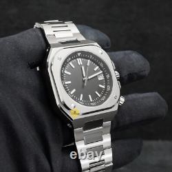 Custom Made 42mm B&R Square Style Black Dial Mod Watch NH35 Automatic Movement
