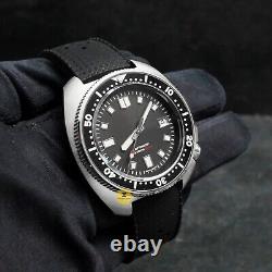 Custom Made Black 44mm Willard Style Watch Mod NH35 Automatic Regulated Movement