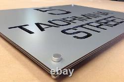 Custom Made House Sign Stainless Steel