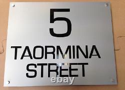 Custom Made House Sign Stainless Steel